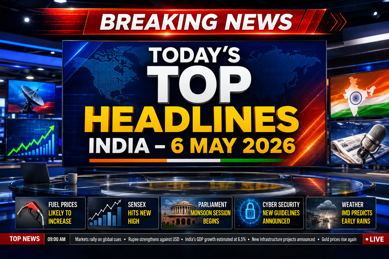  Today’s Top Headlines 6th may 2026